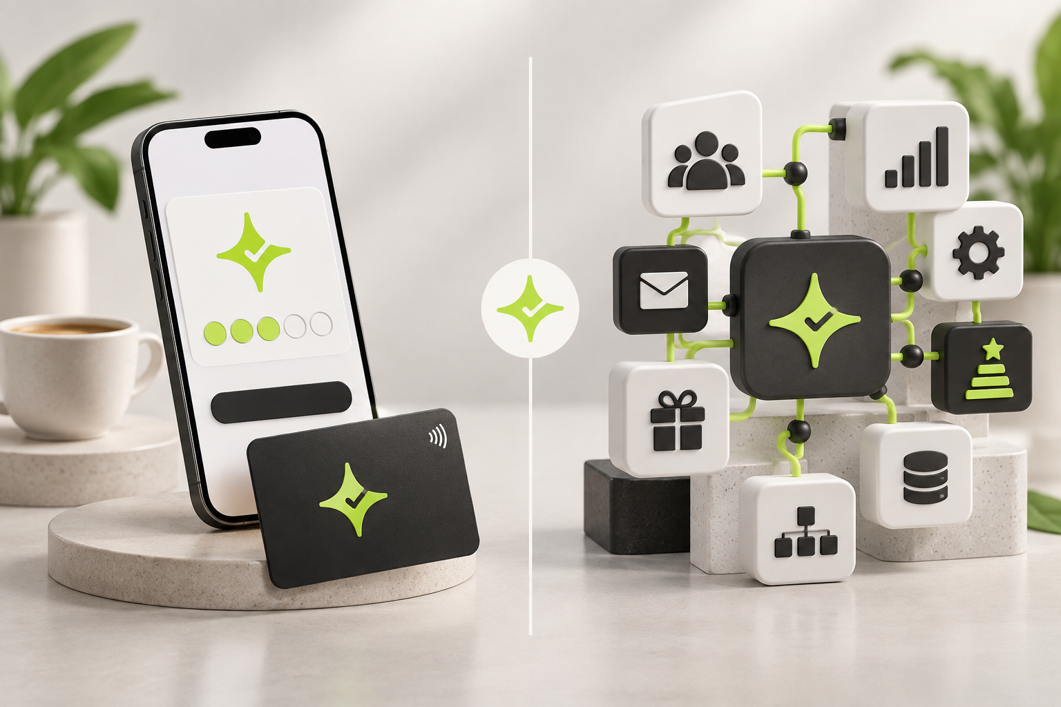 Çentik app-free loyalty experience compared with a multi-system loyalty platform