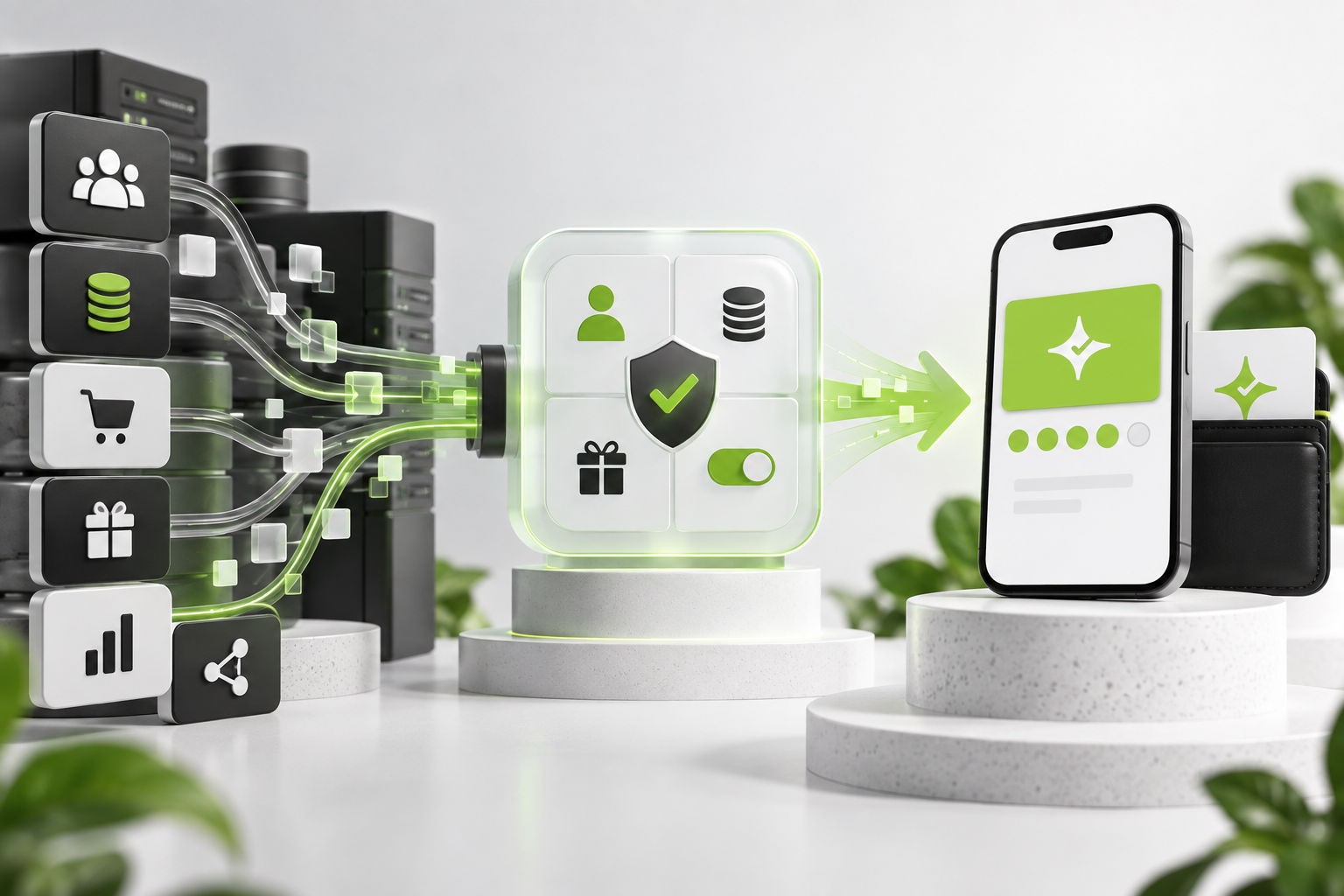 Controlled migration of customer identities, loyalty balances, rewards and consent records into a simpler loyalty platform